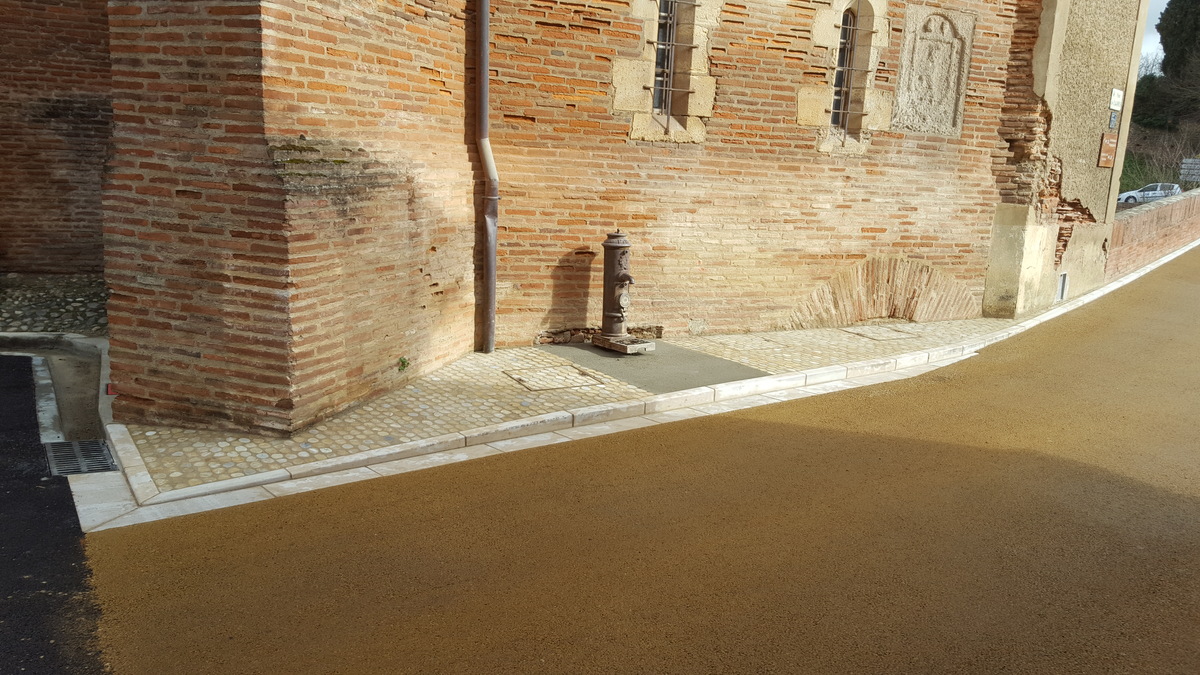 Calades en galets de Garonne