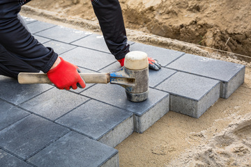 Réalisation du dallage de votre terrasse